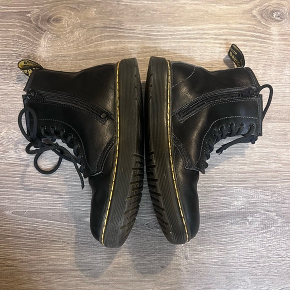 Dr. Martens Kids' Zavala Combat Lace Up Boot Little Kid Size 2 - Picture 5 of 9